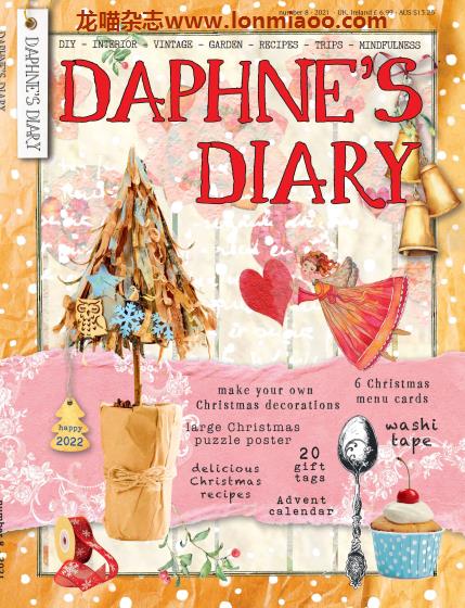 [英国版]Daphne’s Diary 创意手工家居装饰PDF电子杂志 2021年 No.8